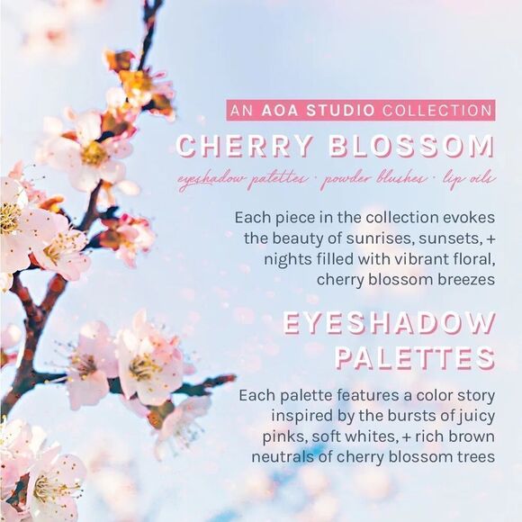 AOA Cherry Blossom 8-Color Eyeshadow Palette - Picture 3 of 6